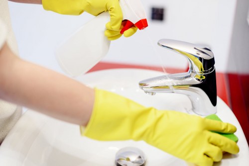 Commercial cleaning service for a busy office area in Finsbury Park