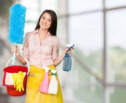 Local cleaners working in a Finsbury Park flat and shared property