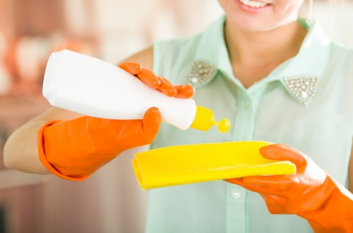 Short-let kitchen and bathroom cleaning for a rental property